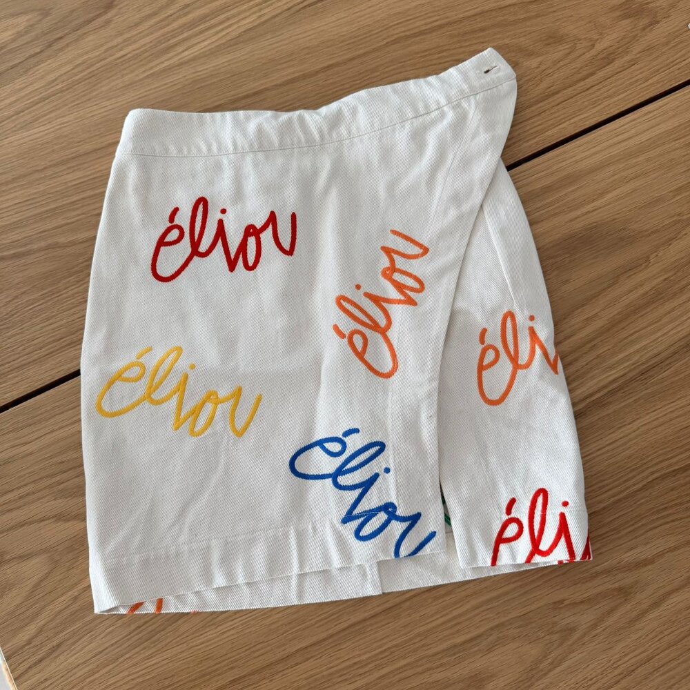 ELIOU High Cut Logo Skirt Size XS